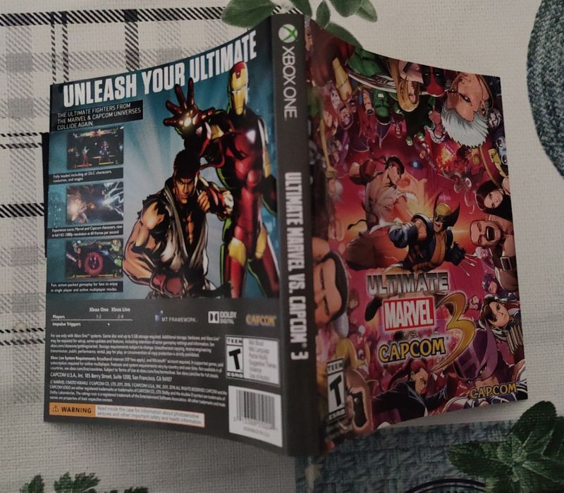 Imagen de Marvel vs capcom 3 xbox one SOLO CARÁTULA Y COMIC