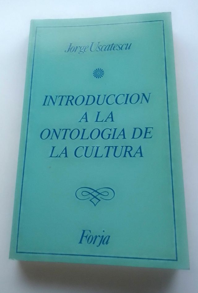 INTRODUCCIÓN A LA ONTOLOGÍA DE LA CULTURA.