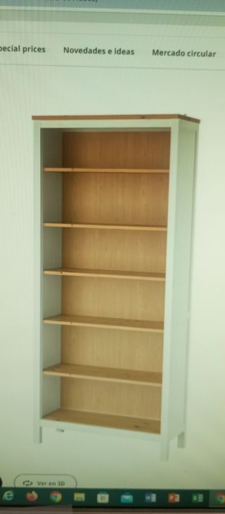 Librería Hemnes Ikea BLANCA
