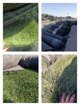 Césped artificial reciclado