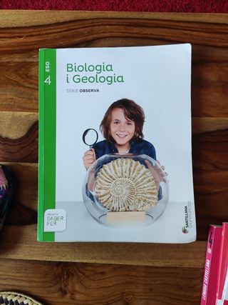 Libro de biología i geología. 4 ESO