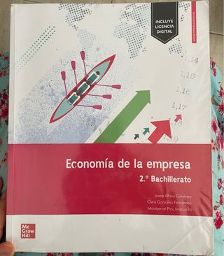 Libro de Economía de la empresa 2 bachillerato