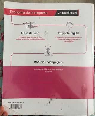 Libro de Economía de la empresa 2 bachillerato