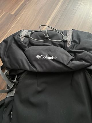 Mochila viaje senderismo columbia 50L negro