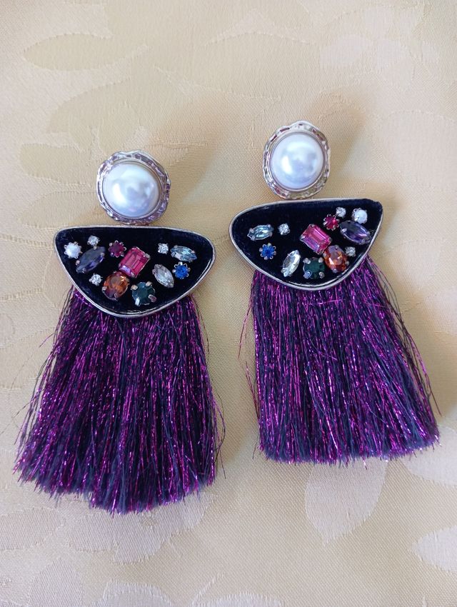 Pendientes largos ZARA