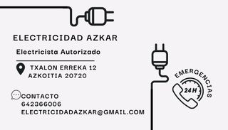 Electricista autorizado boletín electrico