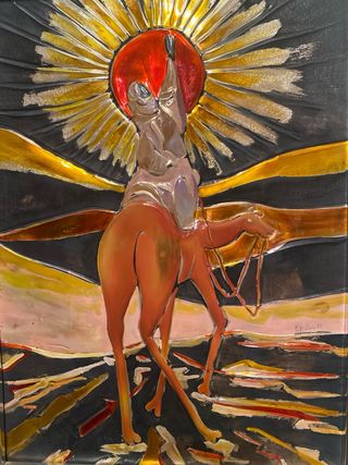 Dipinto su rame sbalzato di Francesco Maria Martin