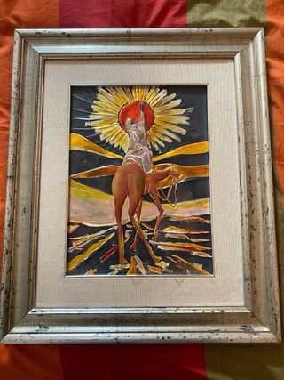 Dipinto su rame sbalzato di Francesco Maria Martin