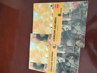 Vendo libros de ciencias sociales de 6°d