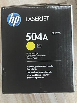 TONER ORIGINAL HP CE252A (504A) AMARILLO