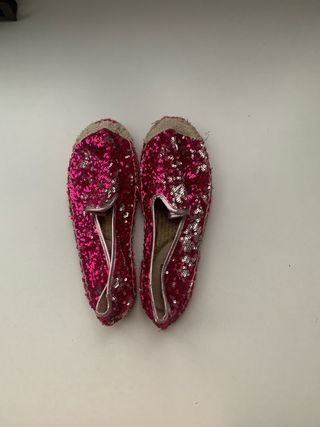 Alpargatas rosas