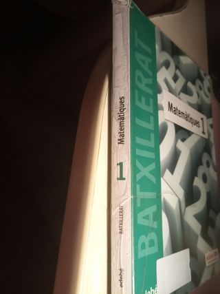 Libro de Matemáticas 1 de Bachillerato 