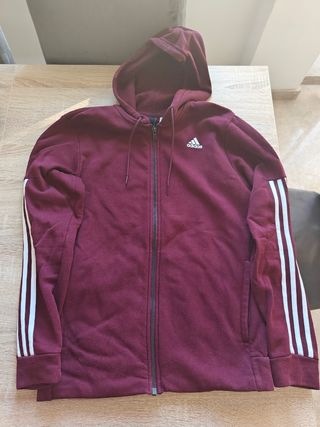 Chaqueta Adidas burdeos talla M