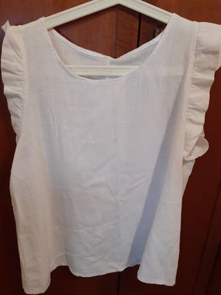 Camiciotto lino e viscosa