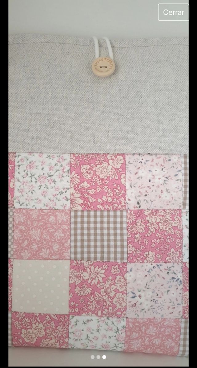 Funda de tela para libros o ipad