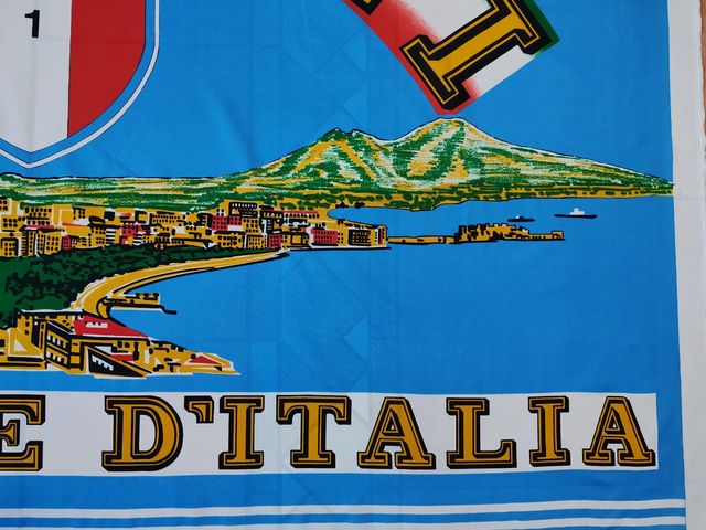 Bandiera 1 scudetto Calcio Napoli vintage 