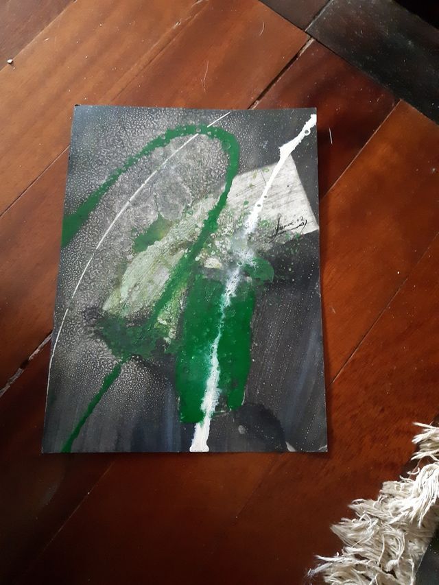 Pintor Gonsuna acrilicos 30x22 (2) y 26x17,5(1)