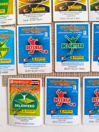 24 Cartas fútbol Panini
