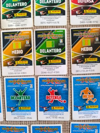 24 Cartas fútbol Panini