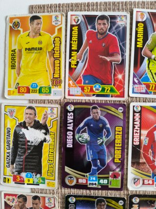 24 Cartas fútbol Panini