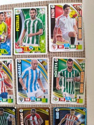24 Cartas fútbol Panini