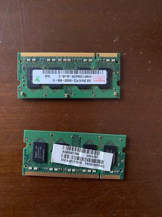 2x1GB RAM