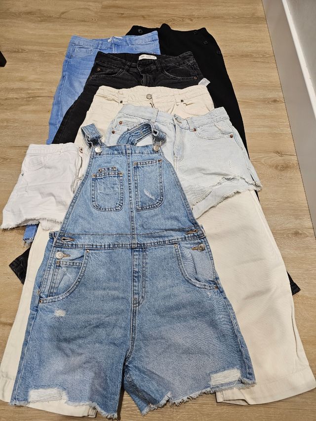 Lote 7 pantalones niña talla 11-12