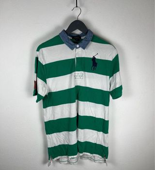 POLO RALPH LAUREN Cotton XL Verde Bianco