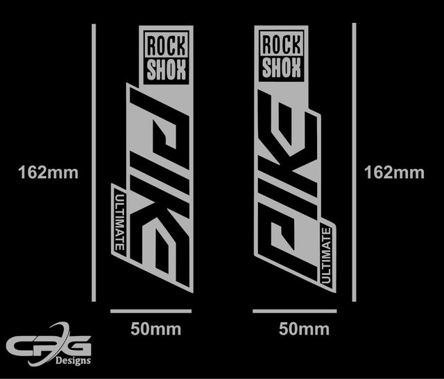 Pegatinas bici rock shox pike