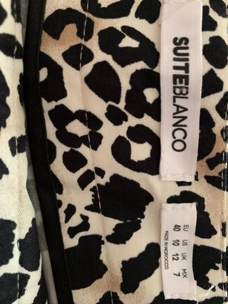 Falda pantalon estampado animal print