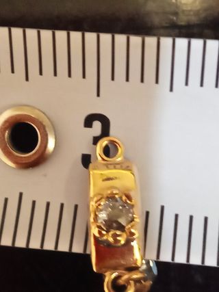PENDIENTES S.XIX ORO Y DIAMANTES ANTIGUOS