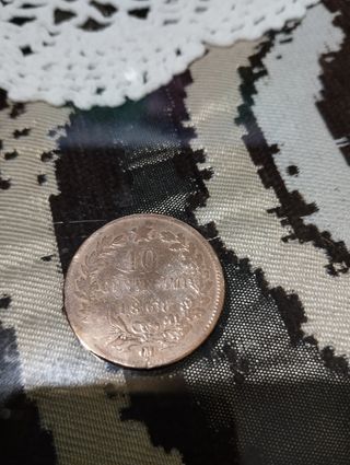 Moneda antigua de 10 céntimos 