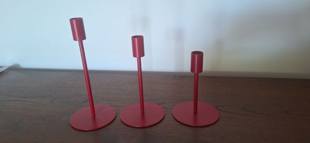 Portavelas metálicas