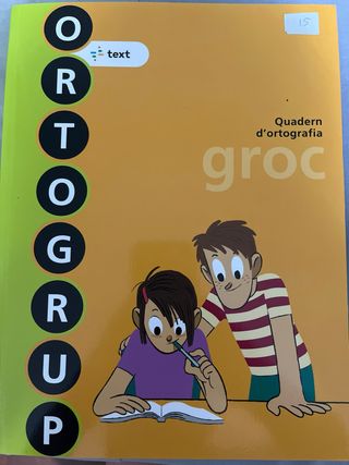 ORTOGROUP Quadwrn d’ ortografia groc