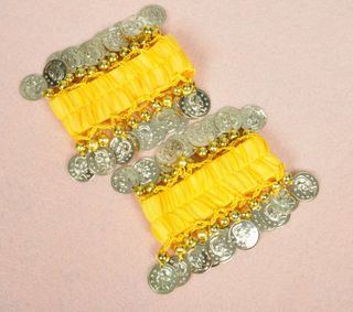Pulseras con monedas. Danza árabe. Nuevas