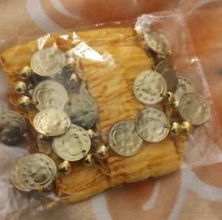 Pulseras con monedas. Danza árabe. Nuevas
