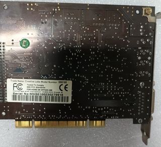 TARJETA SONIDO SOUND BLASTER LIVE SB0100