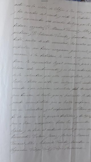 Documentos antiguos S.XIX