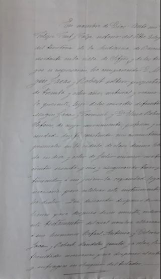 Documentos antiguos S.XIX