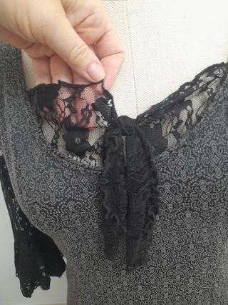 Traje flamenca sobrio