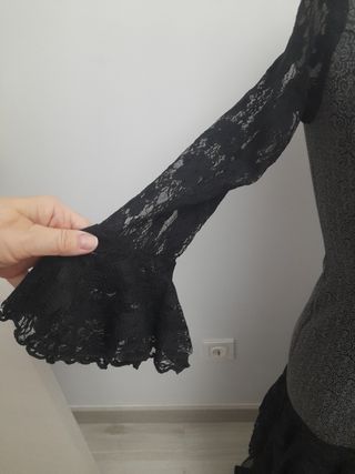 Traje flamenca sobrio