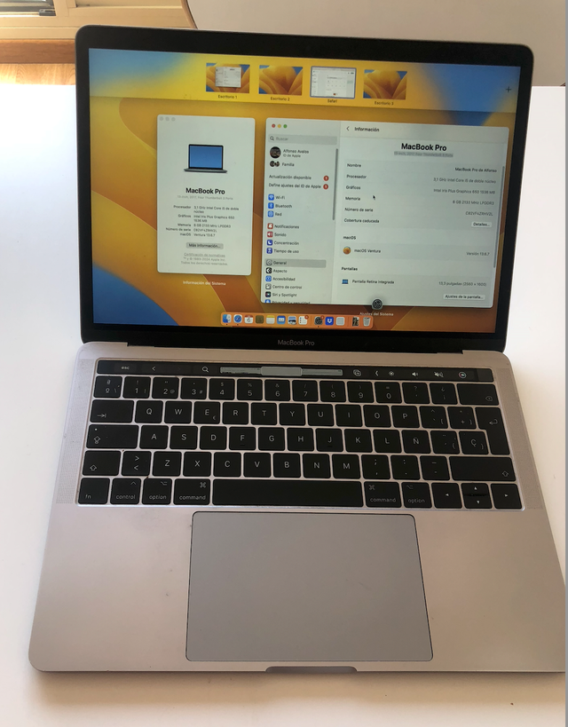 MacBook Pro (13 pollici, 2017) Intel Core i5 dual