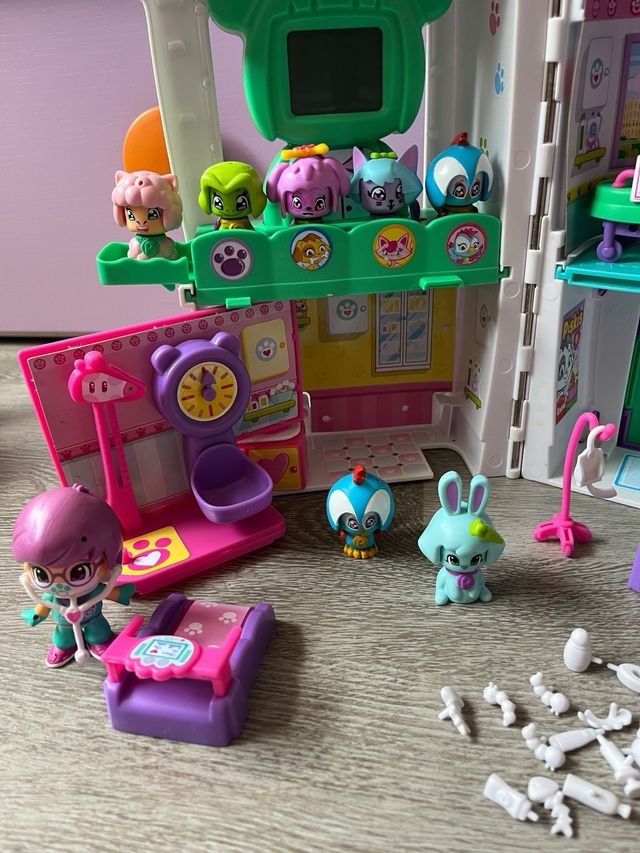 Pin y Pon-Hospital de mascotas + Añadido Mascotas