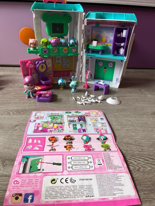 Pin y Pon-Hospital de mascotas + Añadido Mascotas