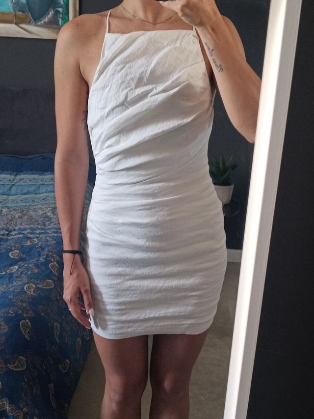 Miniabito bianco Zara