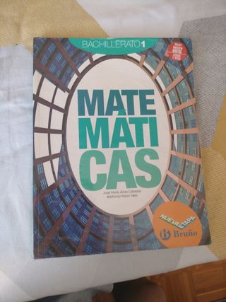 Libro matemáticas académicas 1 Bach