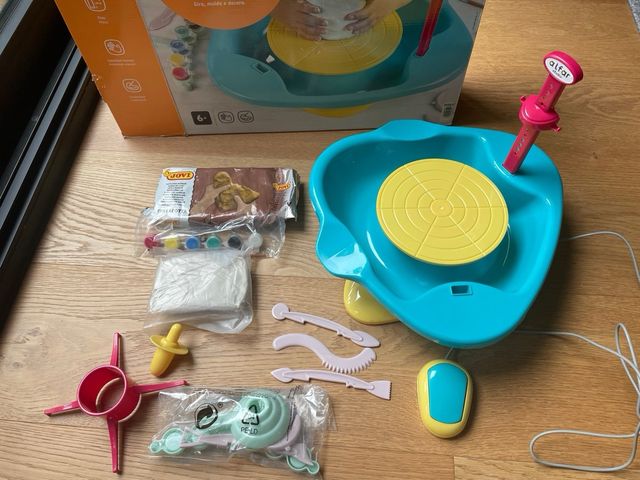 Giocattolo tornio in ceramica