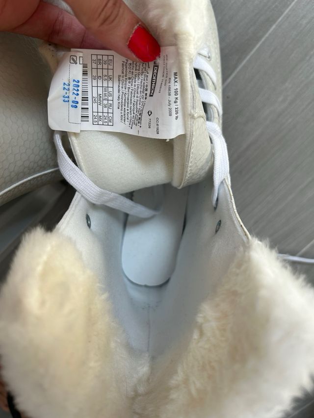 Patines hielo Decathlon talla 39