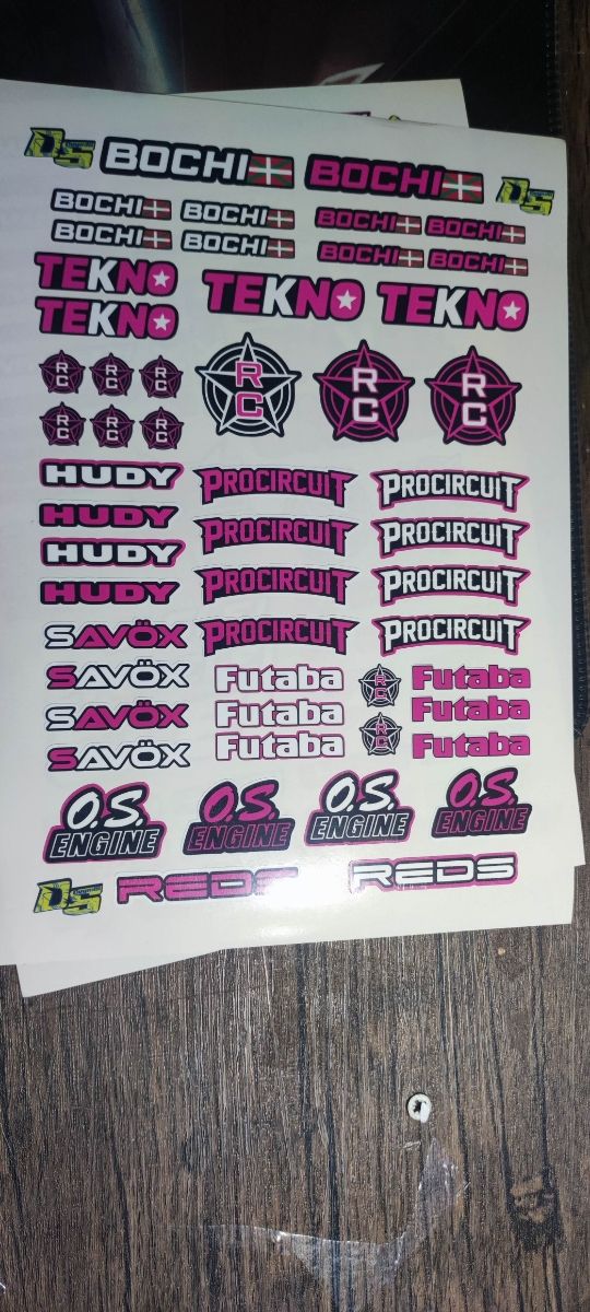 Pegatinas RC tekno