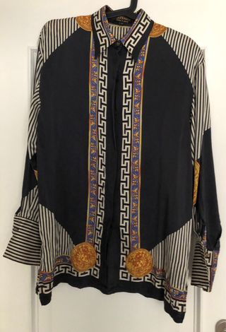 Blusa seda Massardi Vintage